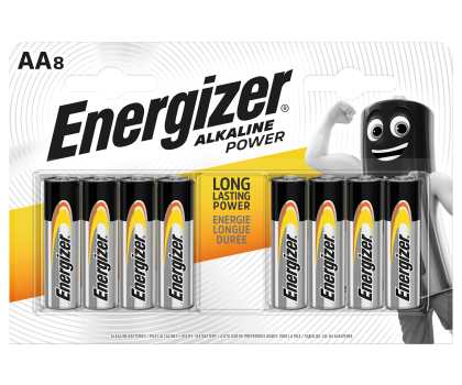Bateria lub akumulatorek Energizer ALKALINE POWER AA E91 8 szt.